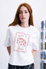 Tee-shirt brodé Valise - escale à Paris FRNCH QUÉBEC CANADA