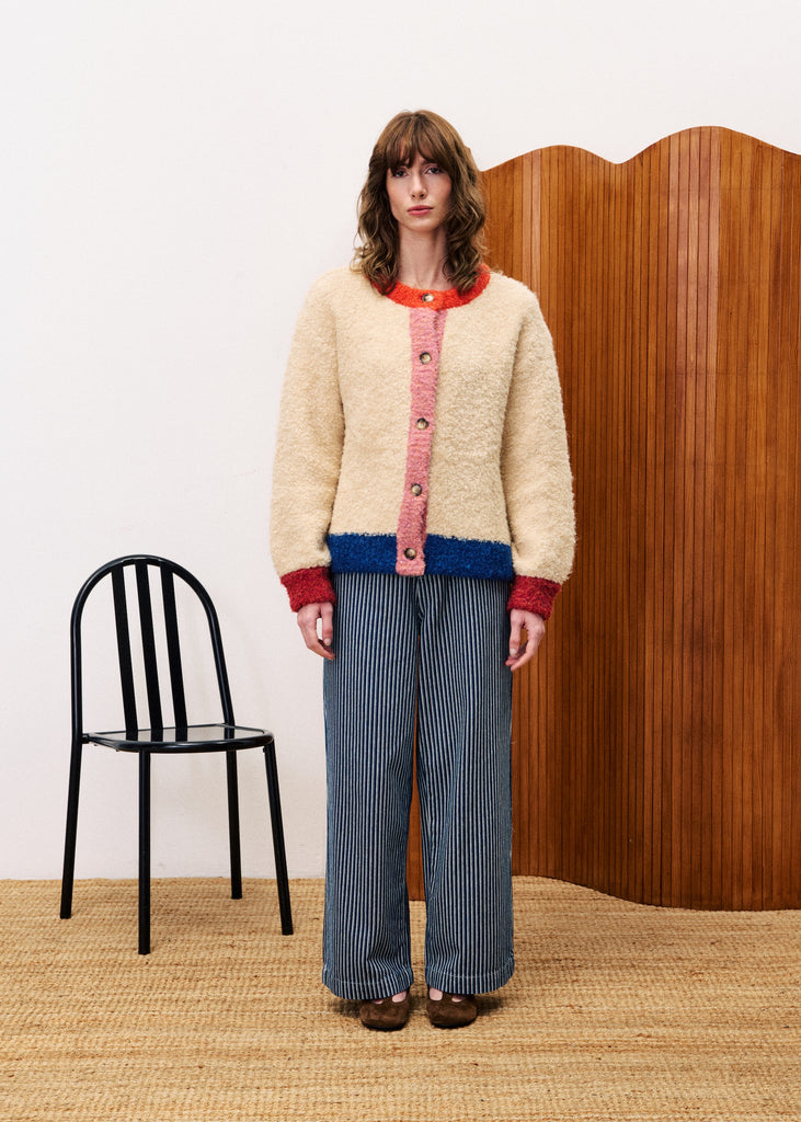 Cardigan Cyclamen crème FRNCH Canada