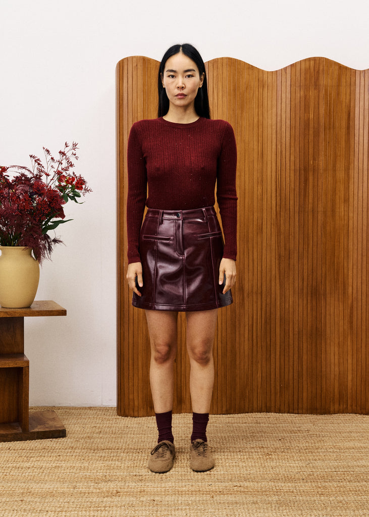 Pull Géranium bordeaux FRNCH  Canada