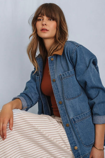 Veste en denim Flynn Gentle Fawn Québec, Canada