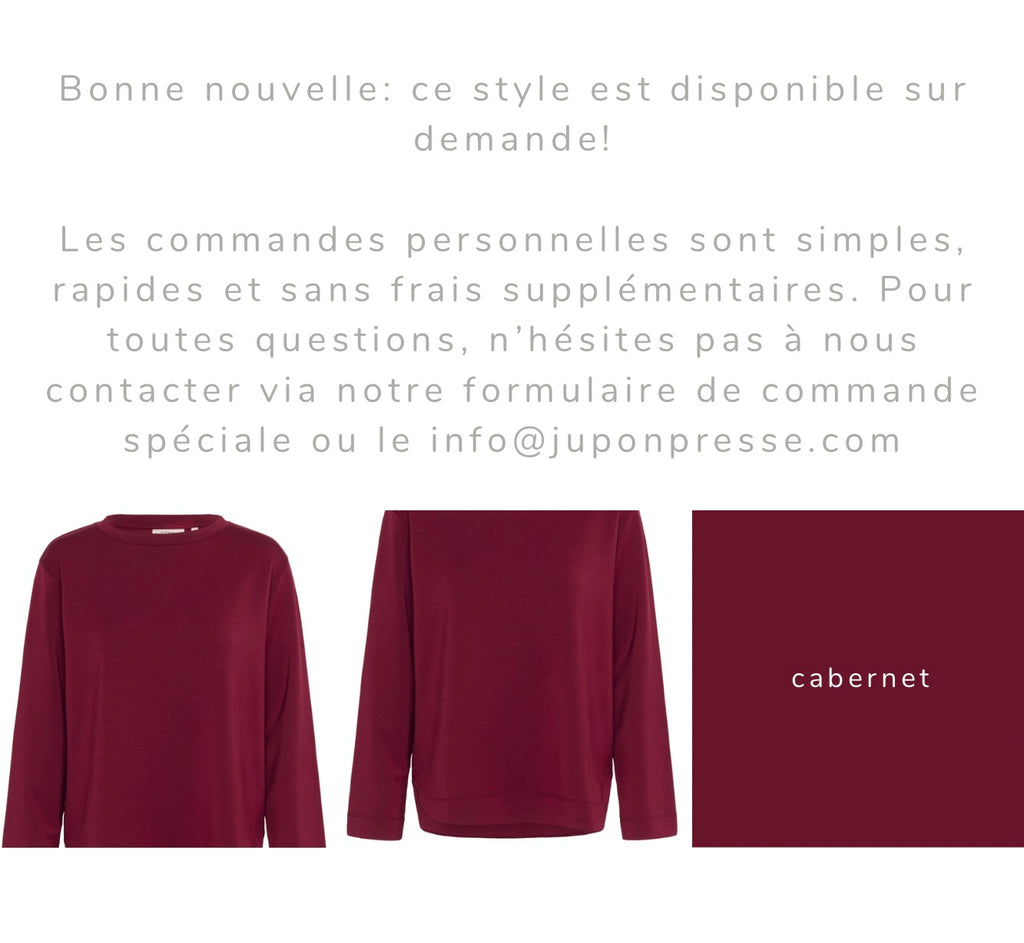 GincentIW Sweatshirt cabernet InWear Canada
