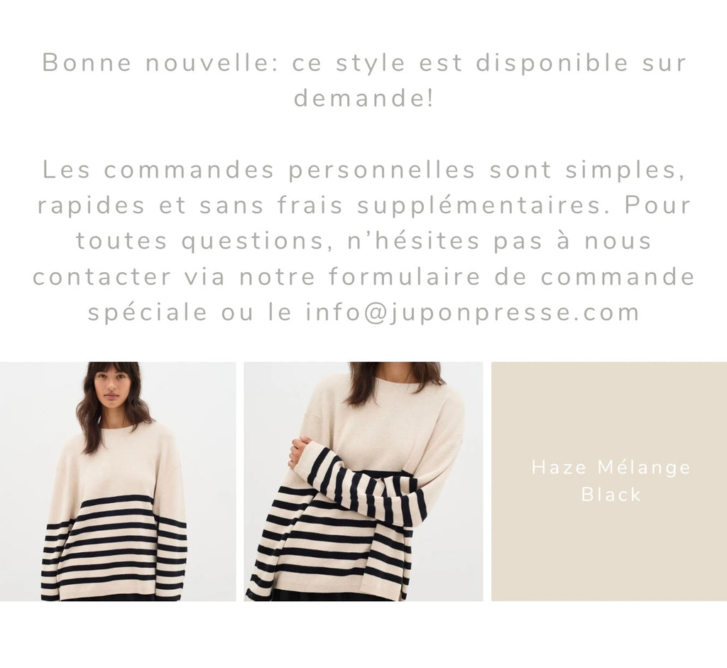 KayllaIW Pullover haze melange / black InWear Québec, Canada