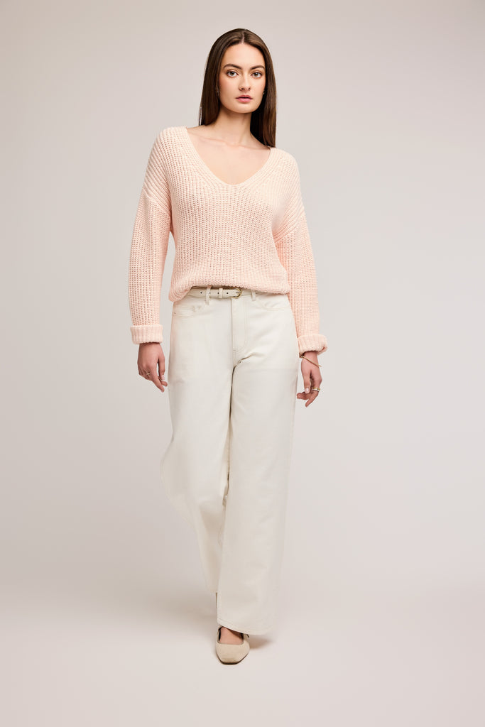 tricot de coton rose femme Québec