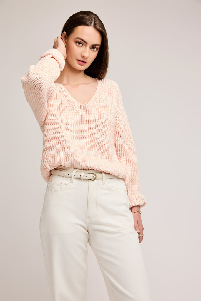 Spencer V-Neck Knit Sweater Québec