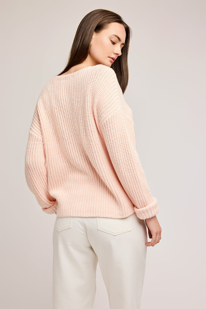 Pull en coton rose femme Québec