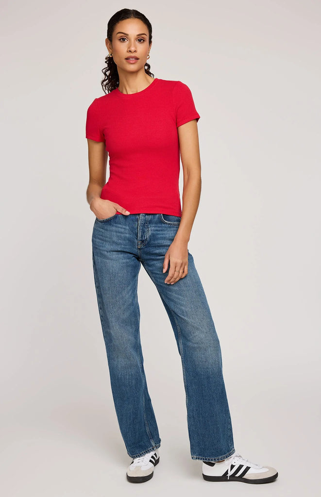 Tee-SHIRT EN COTON Rouge Gentle Fawn Québec, Canada