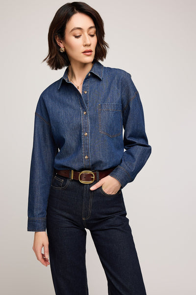 Chemise Whitney dark wash Gentle Fawn Québec, Canada