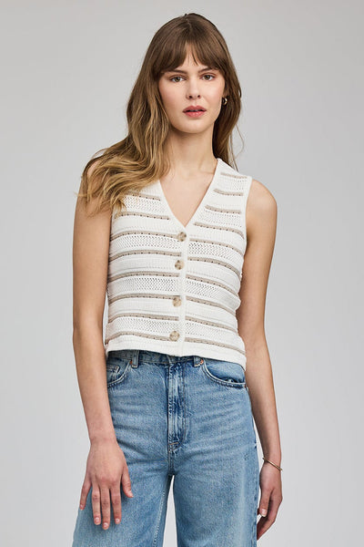 Camisole Mariana beechwood stripe tan Gentle Fawn Québec, Canada