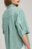 Chemise ample à rayures vertes femme Gentle Fawn Québec, Canada