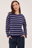 Tee-shirt rayé ultra doux Indy marine Gentle Fawn Québec, Canada