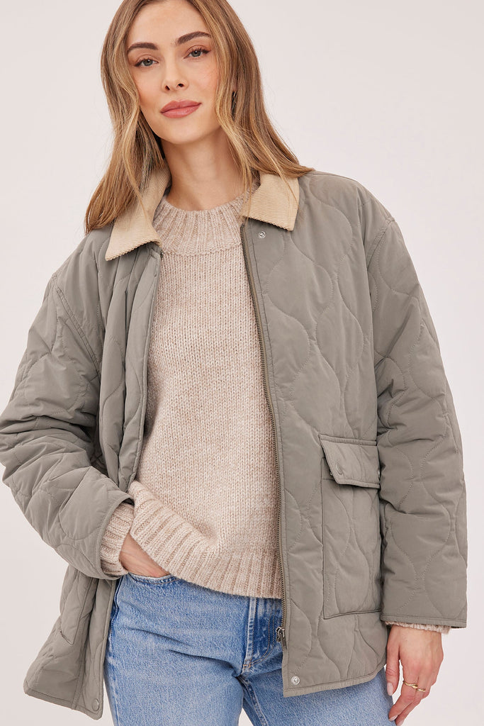 Manteau Felix - mineral gray Gentle Fawn Québec, Canada
