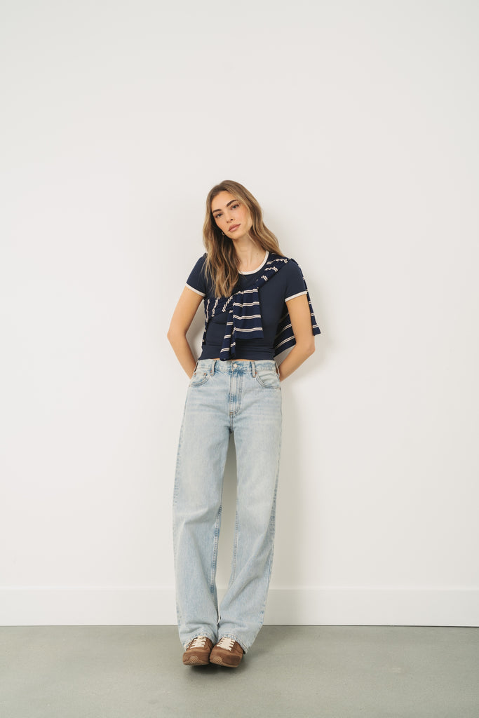 Tee-shirt rayé marine femme Québec, Canada