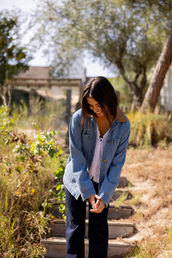 veste en jean facile à agencer