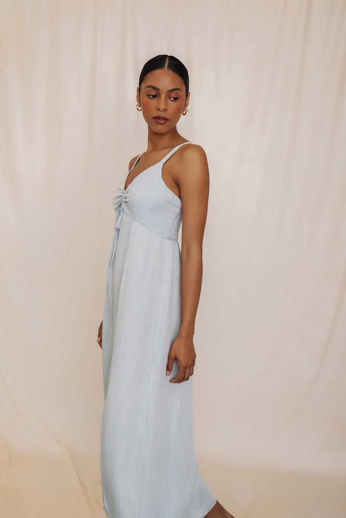 Robe rayée bleu Québec, Canada