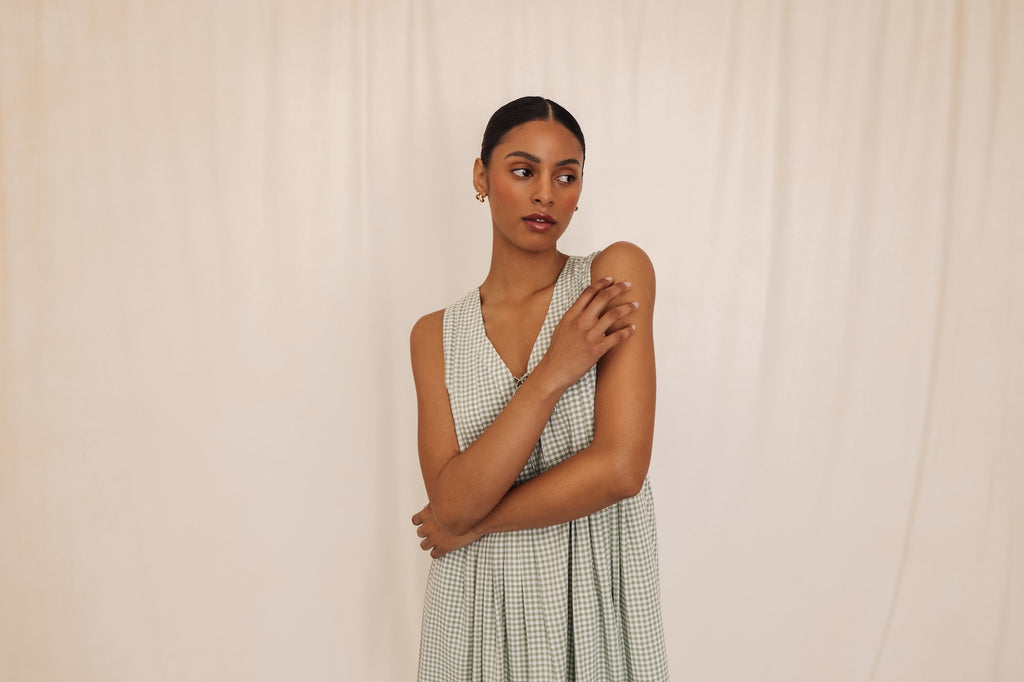 Robe courte à carreaux Zoey Gentle Fawn Québec, Canada