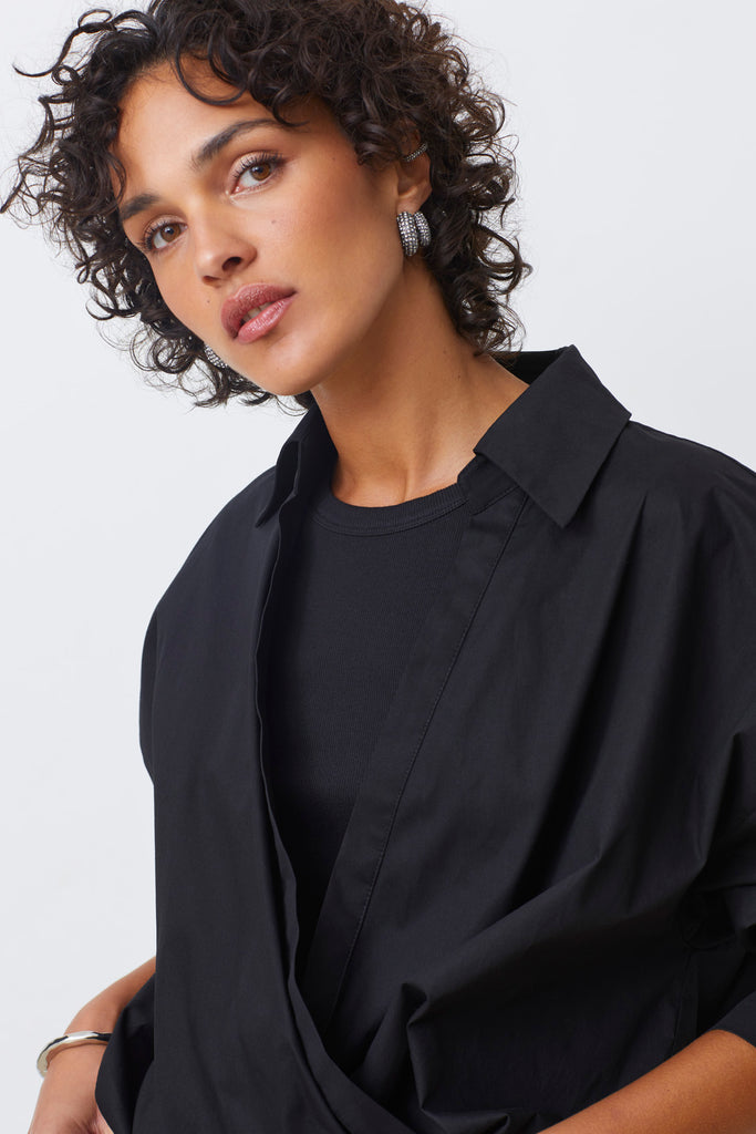 Blouse Lenzo noir Suncoo Canada