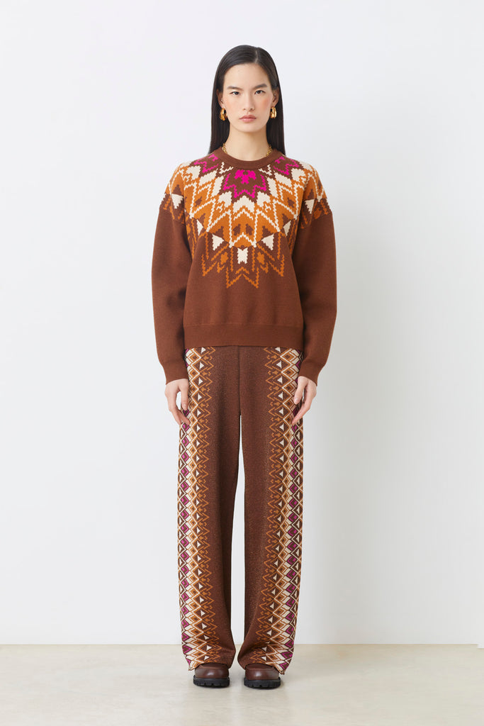 Pavarel Pull jacquard à motifs Suncoo Québec, Canada