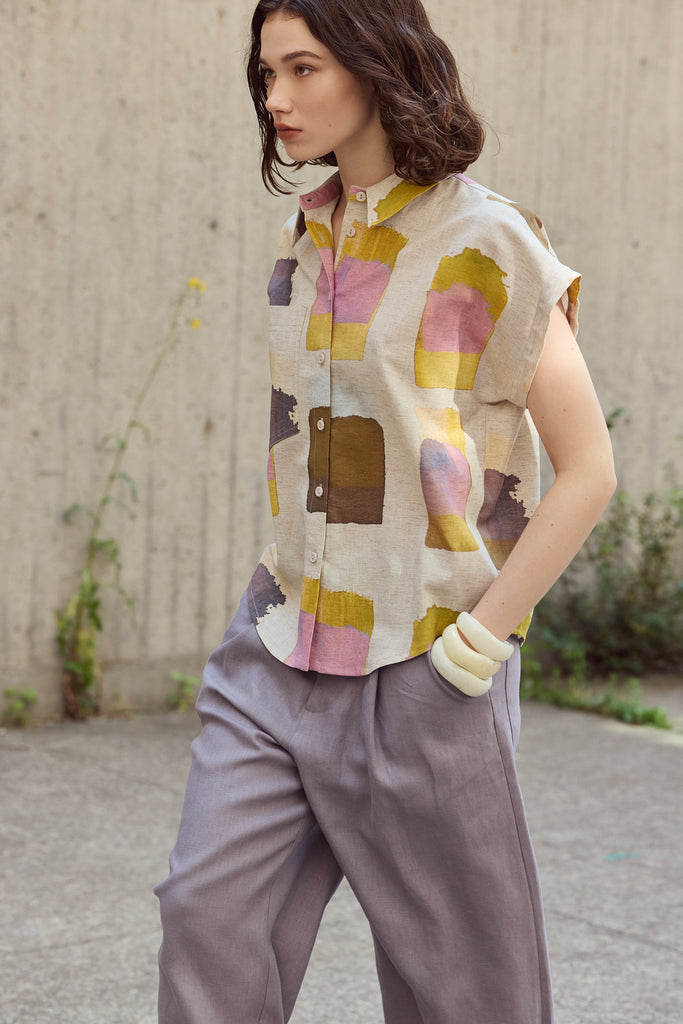 Chemise Haley - yellow gold Ève Gravel  Québec, Canada