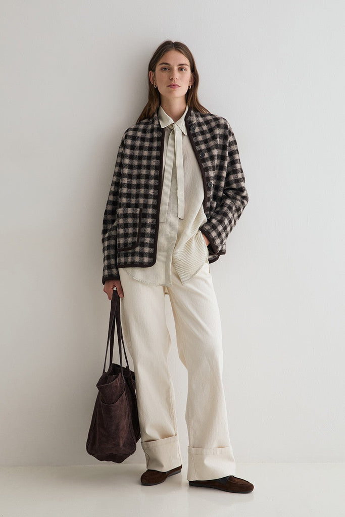Manteau court en laine bouillie Yerse Québec, Canada