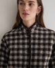 Manteau carotté court en laine bouillie Yerse Québec, Canada
