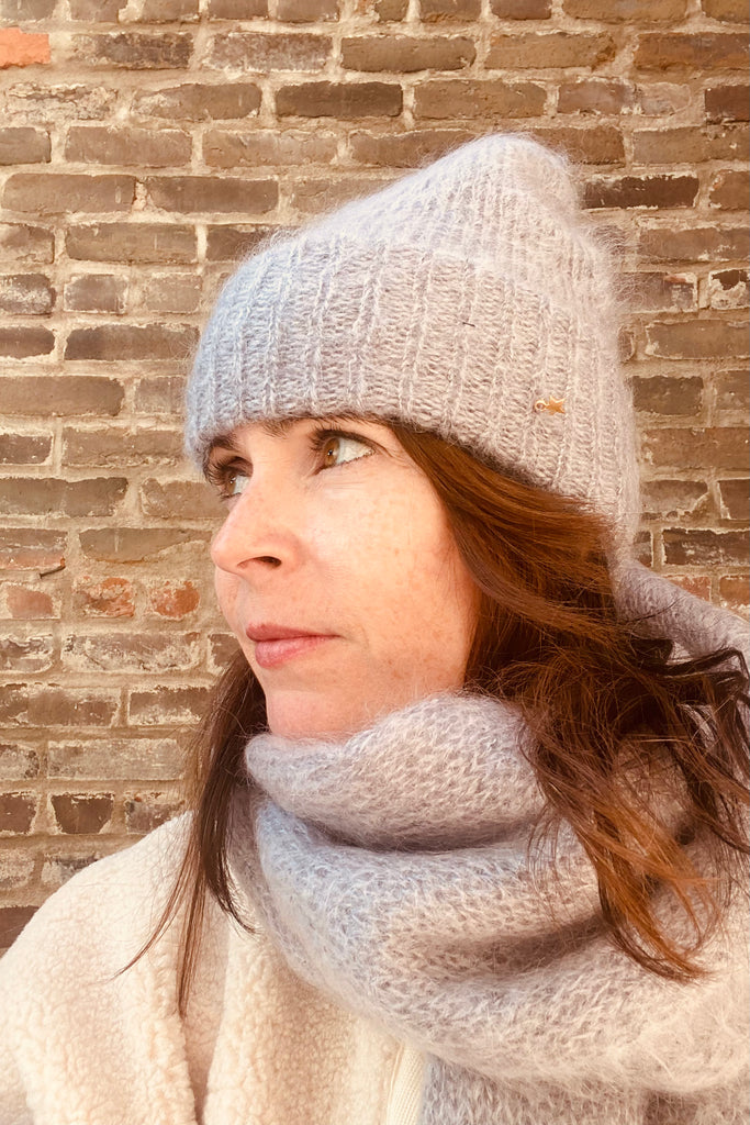 Écharpe Charlette orage Des Petits Hauts dispo chez Jupon Pressé