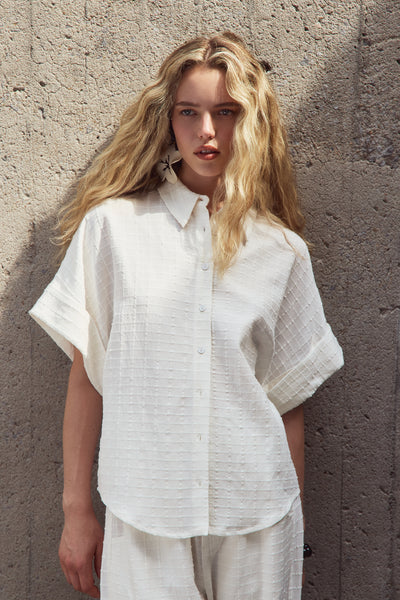 Chemise Lexie blanc Ève Gravel Québec, Canada