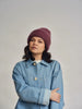 Bonnet en mohair doux Cloud prune Heirloom Canada