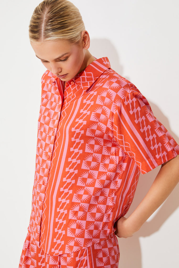 Blouse Luz geranium Suncoo Canada