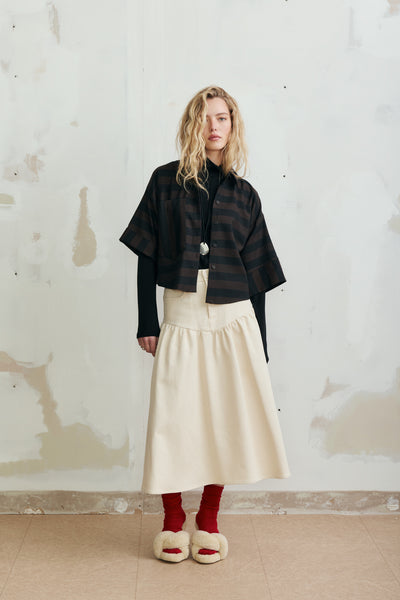  Chemise Katarina - brun / noir Ève Gravel Québec, Canada