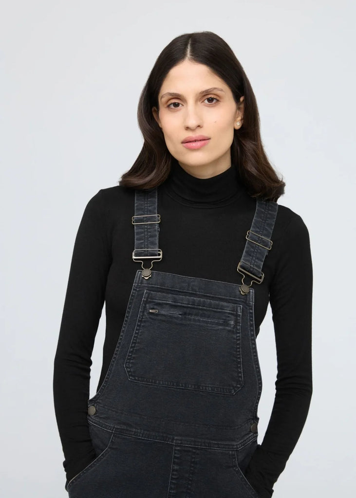 Salopette Stretch Canvas Overall Black DU/ER Québec, Canada
