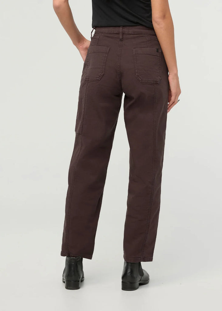Stretch Canvas Utility Pant - Garment Dye Espresso DU/ER Québec, Canada