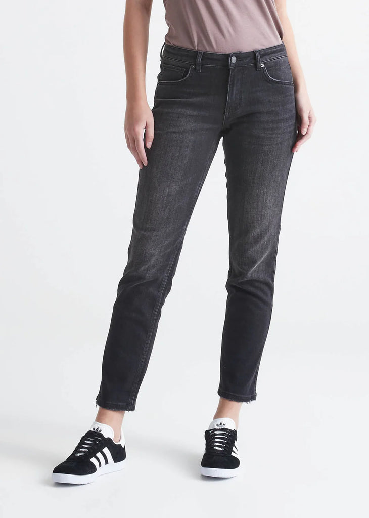 Performance Denim Girlfriend Vintage Black DU/ER Canada