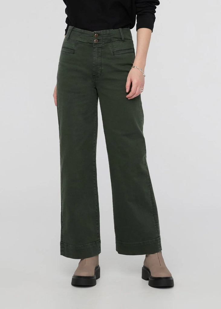 LuxTwill High Rise Trouser peat DU/ER Canada