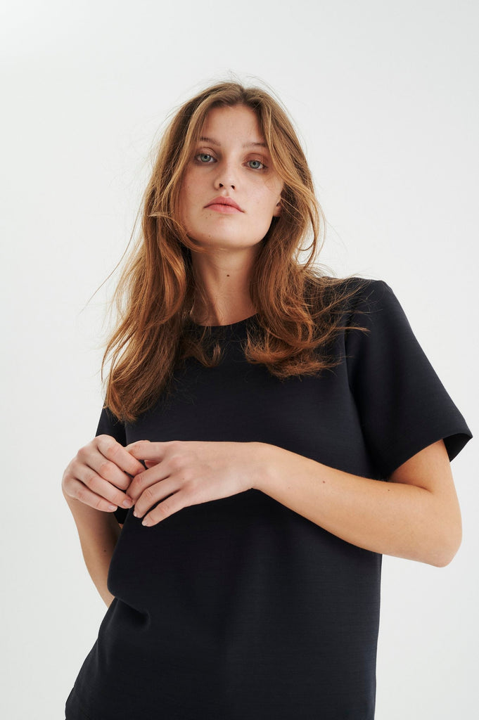 Tee-shirt Vincent - black INWEAR chez Jupon Pressé, Québec, QC, Canada