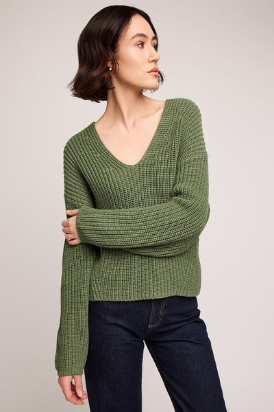 Spencer V-Neck Knit Sweater Gentle Fawn Québec, Canada