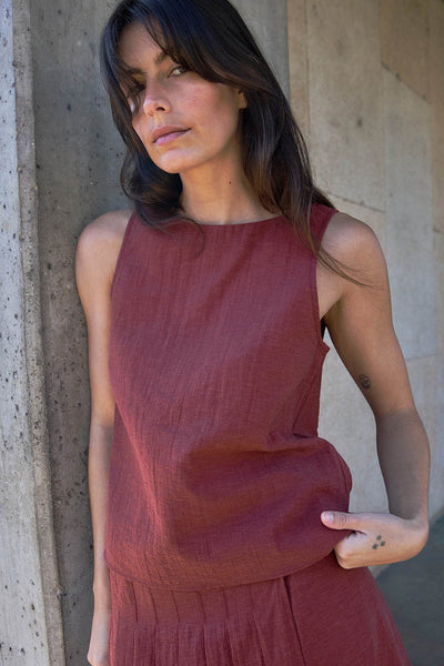 Top sans manches à encolure bateau Yerse Québec, Canada