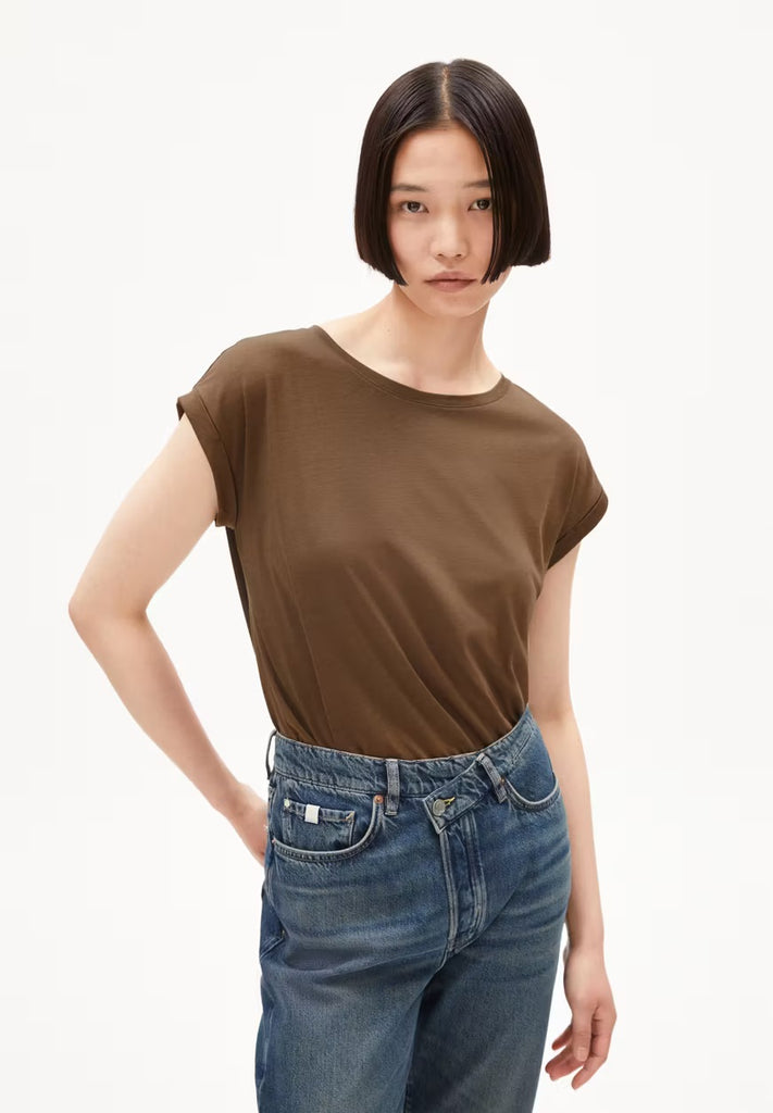 JILAANA T-shirt coupe standard en TENCEL™ Lyocell mélangé ARMEDANGELS