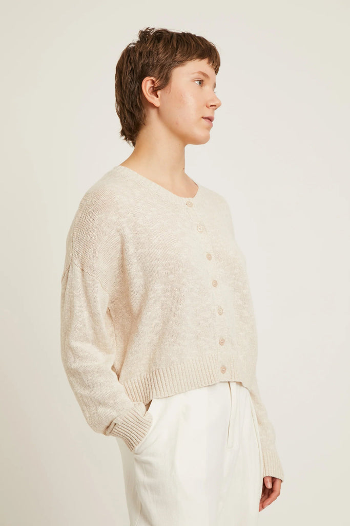 Cardigan en mélange de lin et soie ALESSIA Naïf Québec, Canada