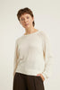 Chandail à manches raglan en coton et soie Frida - ivoire Naïf Québec, Canada