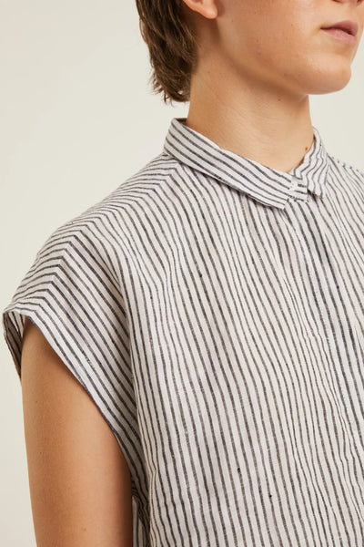 Top à manches courtes en lin DOLORES Naïf Québec, Canada