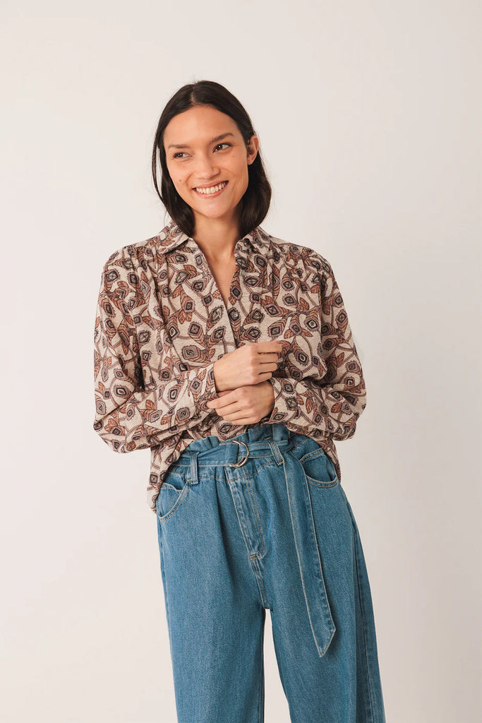 Chemise en crêpe de coton Indi & Cold Québec, Canada