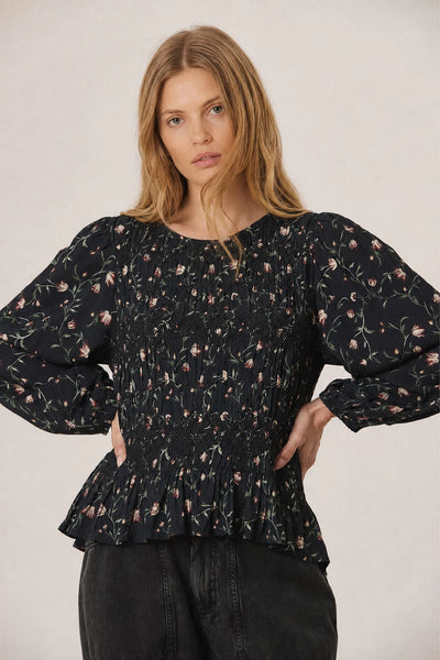 Blouse smock florale Indi & Cold Québec, Canada