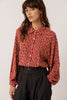 Chemise imprimé ethnique cerise Indi & Cold Québec, Canada